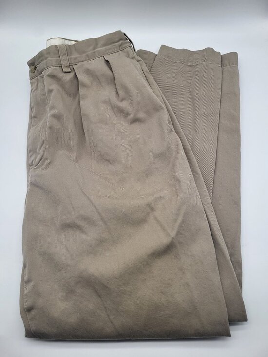 Polo Ralph Lauren Other - Polo By Ralph Lauren Men's 34x30 Andrew Pants Khaki Chino Pleated Vintage